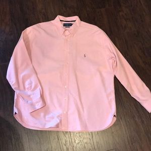 Polo Ralph Lauren L/S Pink Oxford
Like New.  2XB